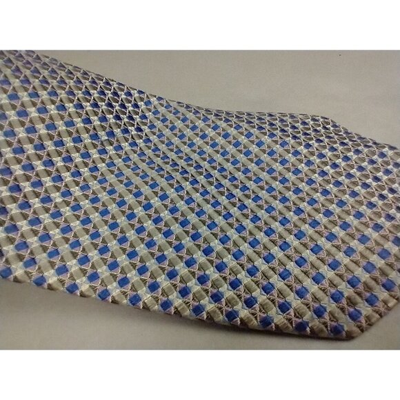 Robert Talbott Nordstrom Best of Class Blue Pink Silk Jacquard Tie Luxury Repp - Picture 3 of 9